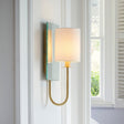 Amos Hades Wall Light Satin Brass with Shade –  from Amos Lighting + Home