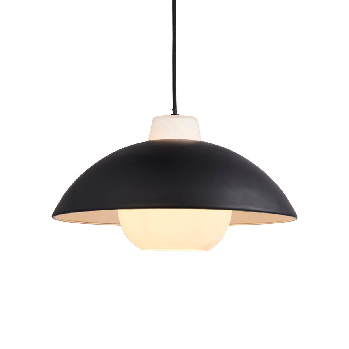 Amos Haida Dome Pendant Matt Black –  from Amos Lighting + Home