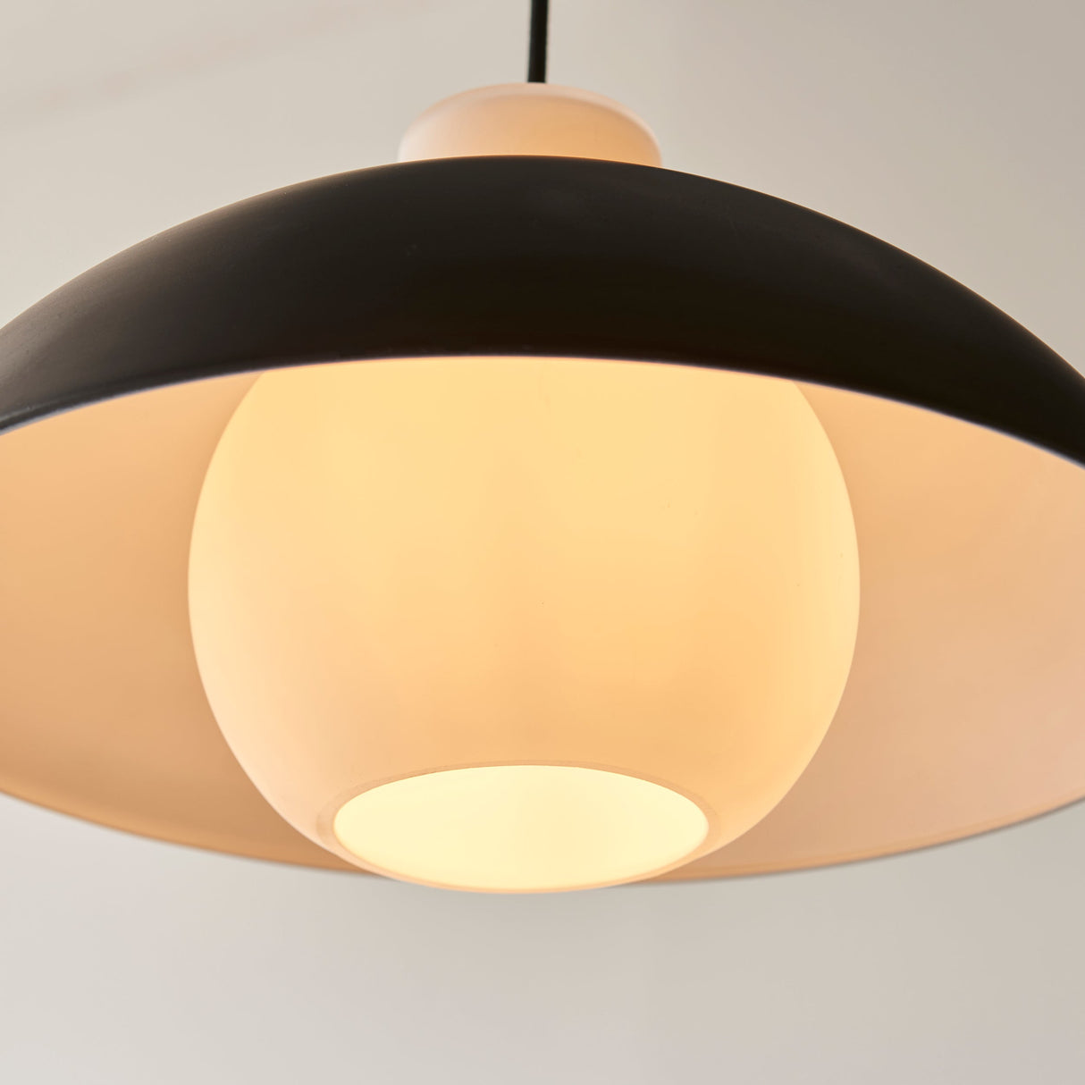 Amos Haida Dome Pendant Matt Black –  from Amos Lighting + Home