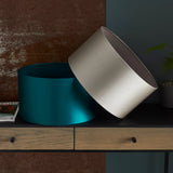 Amos Hatfield Lampshade Teal Satin –  from Amos Lighting + Home