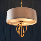 Amos Hatfield Small Pendant Antique Gold & Mink –  from Amos Lighting + Home