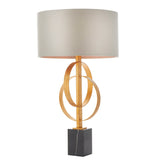 Amos Hatfield Table Lamp Antique Gold & Mink –  from Amos Lighting + Home