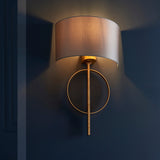 Amos Hatfield Wall Light Antique Gold & Mink –  from Amos Lighting + Home