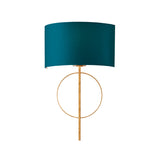 Amos Hatfield Wall Light Antique Gold & Teal –  from Amos Lighting + Home