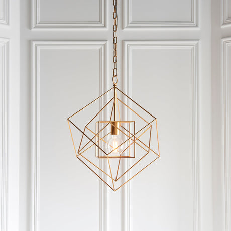 Amos Highbury Pendant Small Gold –  from Amos Lighting + Home