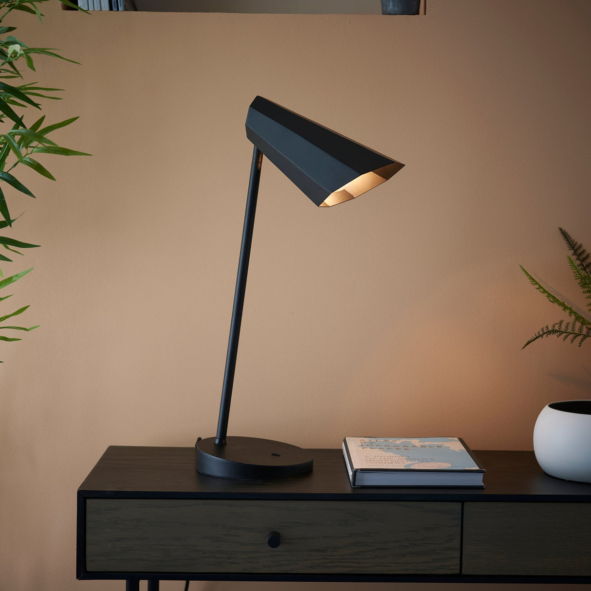 Amos Hugo Desk Lamp Matt Black –  from Amos Lighting + Home