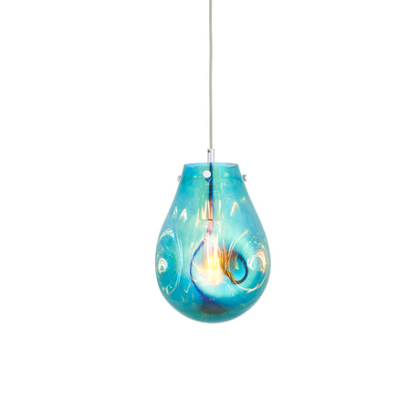 Amos Iris Pendant Petrol Small –  from Amos Lighting + Home