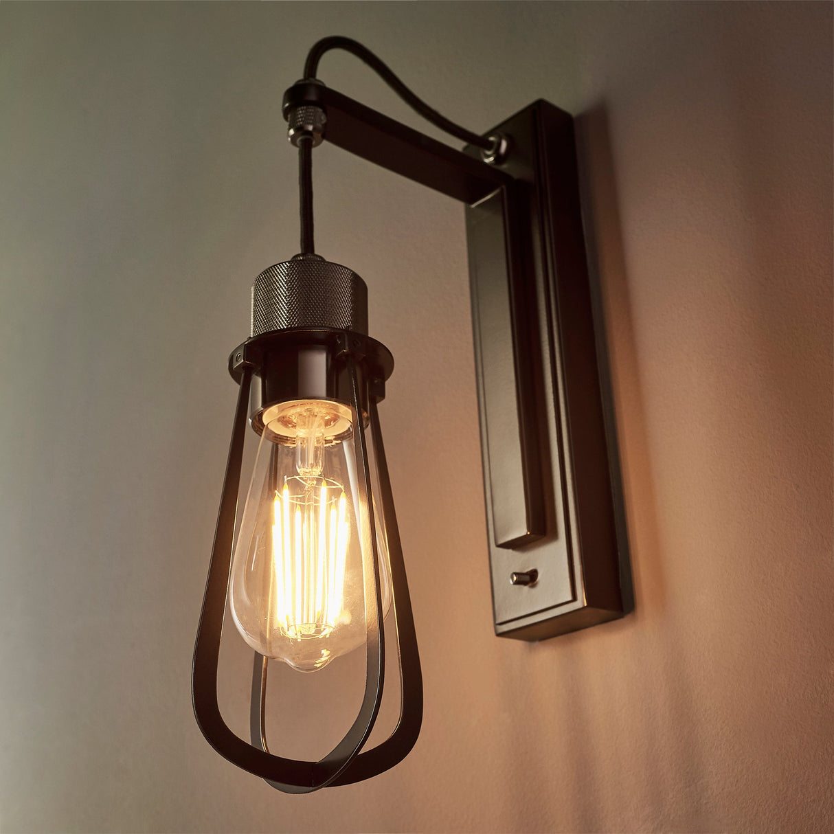 Amos Knurl Vintage Wall Light –  from Amos Lighting + Home