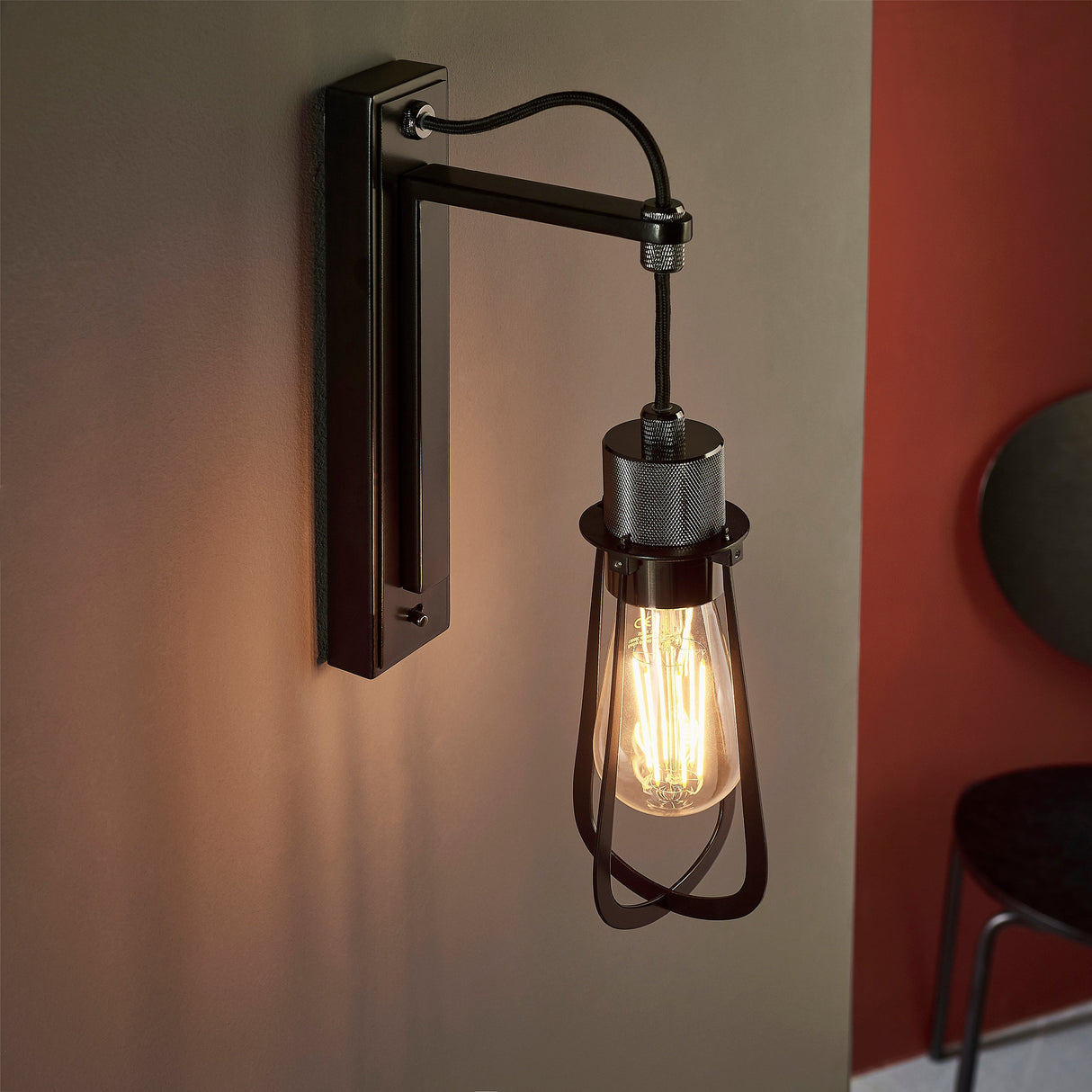 Amos Knurl Vintage Wall Light –  from Amos Lighting + Home