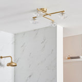 Amos Kuiper Bathroom Ceiling Light Satin Brass –  from Amos Lighting + Home