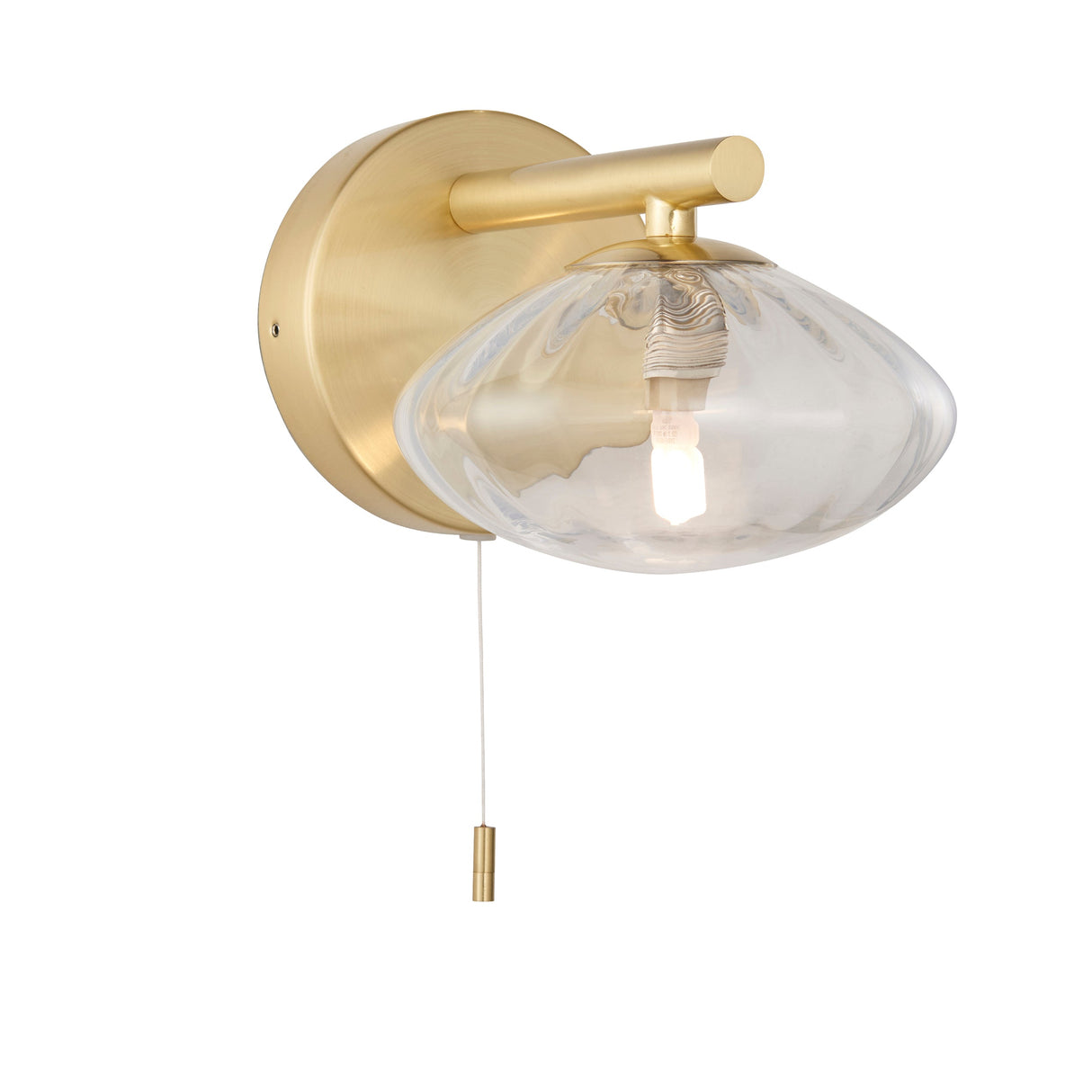 Amos Kuiper Bathroom Wall Light Satin Brass –  from Amos Lighting + Home