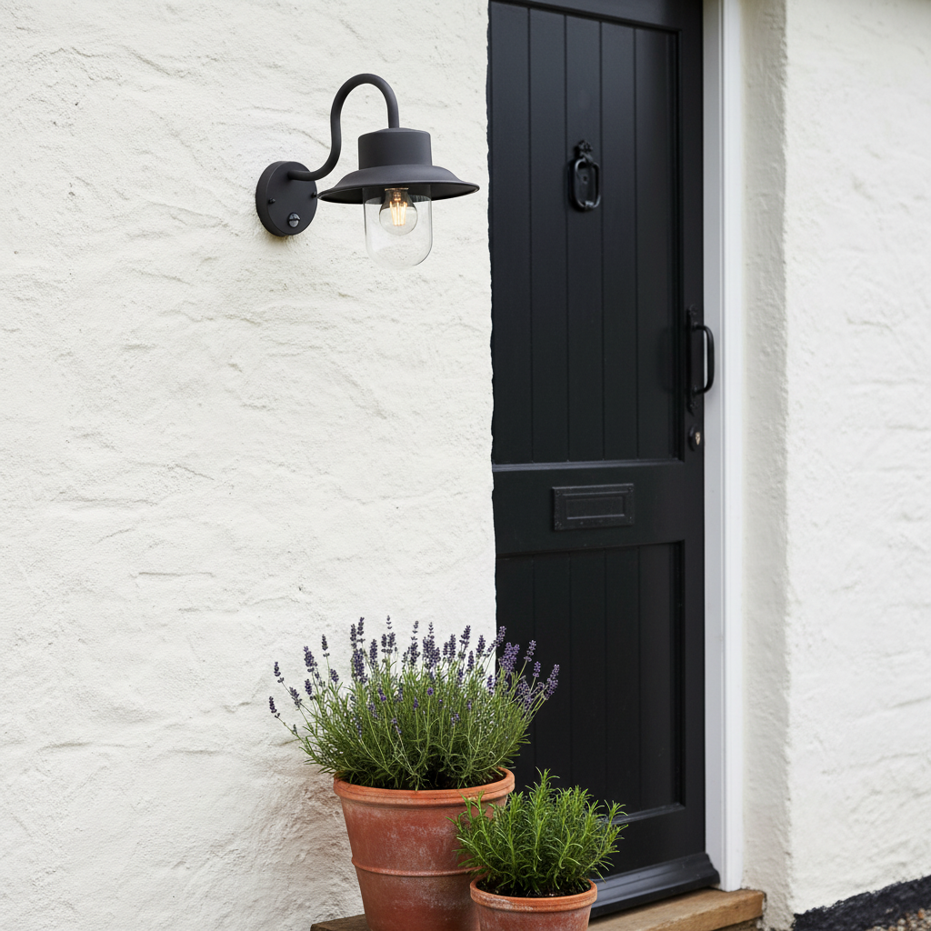 amos-lighting-Endon-Chesham-Outdoor-Wall-Light-PIR-Charcoal-Farmhouse-Door-Daylight