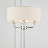 amos-lighting-Endon-Nixon-Floor-Lamp-Bright-Nickel-Crystal-Accents-White-Drum-Shade-Closeup