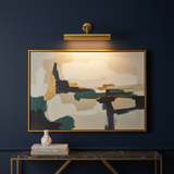 amos-lighting-Endon-Turner-Picture-Light-Polished-Brass-Navy-Wall-Abstract-Marble-Console