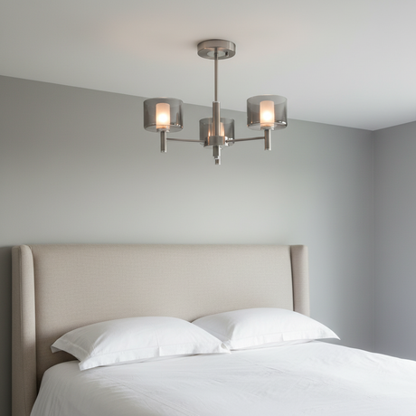 amos-lighting-Franklite-Argento-3-Light-Semi-Flush-Satin-Nickel-Smoked-Glass-Bedroom