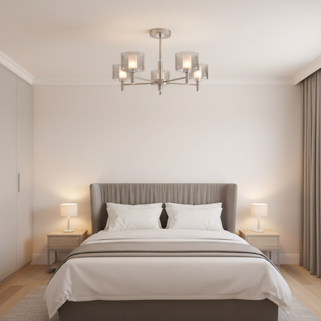 amos-lighting-Franklite-Argento-5-Light-Satin-Nickel-Smoked-Cylinder-Glass-Small-Double-Bedroom