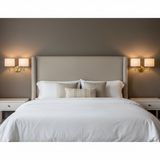 amos-lighting-Franklite-Barolo-Double-Wall-Light-Aged-Brass-Bedroom