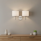 amos-lighting-Franklite-Barolo-Double-Wall-Light-Satin-Nickel-Living-Room