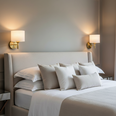 amos-lighting-Franklite-Barolo-Single-Wall-Light-Aged-Brass-Bedroom