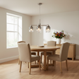 amos-lighting-Franklite-Caligo-5-Light-Satin-Nickel-Smoked-Ribbed-Glass-Dining-Room