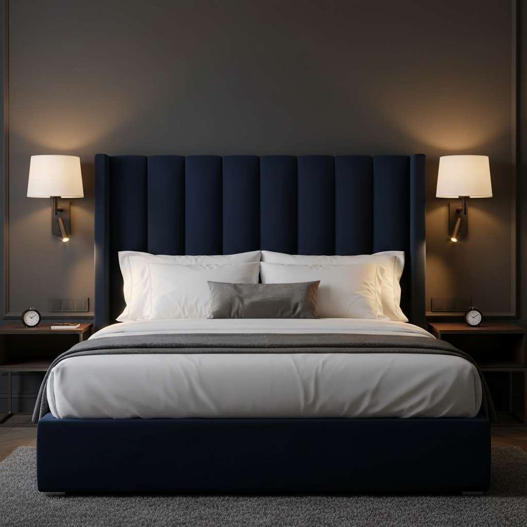 amos-lighting-Franklite-Christie-Bedside-Wall-Light-Reader-Matt-Black-Bedroom