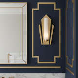 amos-lighting-Franklite-Chrysler-Art-Deco-Bathroom-Wall-Light-Gold-Black-Closeup-Mirror-Navy