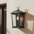 amos-lighting-Franklite-Dusk-Exterior-Wall-Light-Small-Matt-Black-Closeup-White-Wall