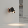amos-lighting-Franklite-Hollywood-Single-Spotlight-Black-Copper-Closeup-Kitchen-Wall