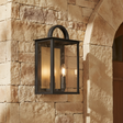 amos-lighting-Franklite-Nightingale-Exterior-Wall-Light-Aged-Brass-Closeup-Brick-Wall