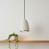 amos-lighting-Franklite-Precis-Concrete-Pendant-Satin-Nickel-Closeup-Wall