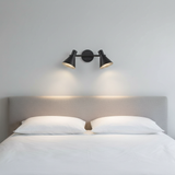 amos-lighting-Franklite-Skoop-Double-Spotlight-Black-Silver-Bedroom