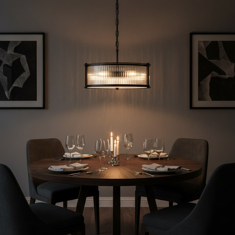 amos-lighting-Franklite-Sloane-3-Light-Ceiling-Matt-Black-Dining-Room-Chain-Fixed