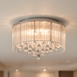 amos-lighting-Franklite-Spirit-Small-Flush-Chrome-Crystal-Rods-Teardrop-Closeup