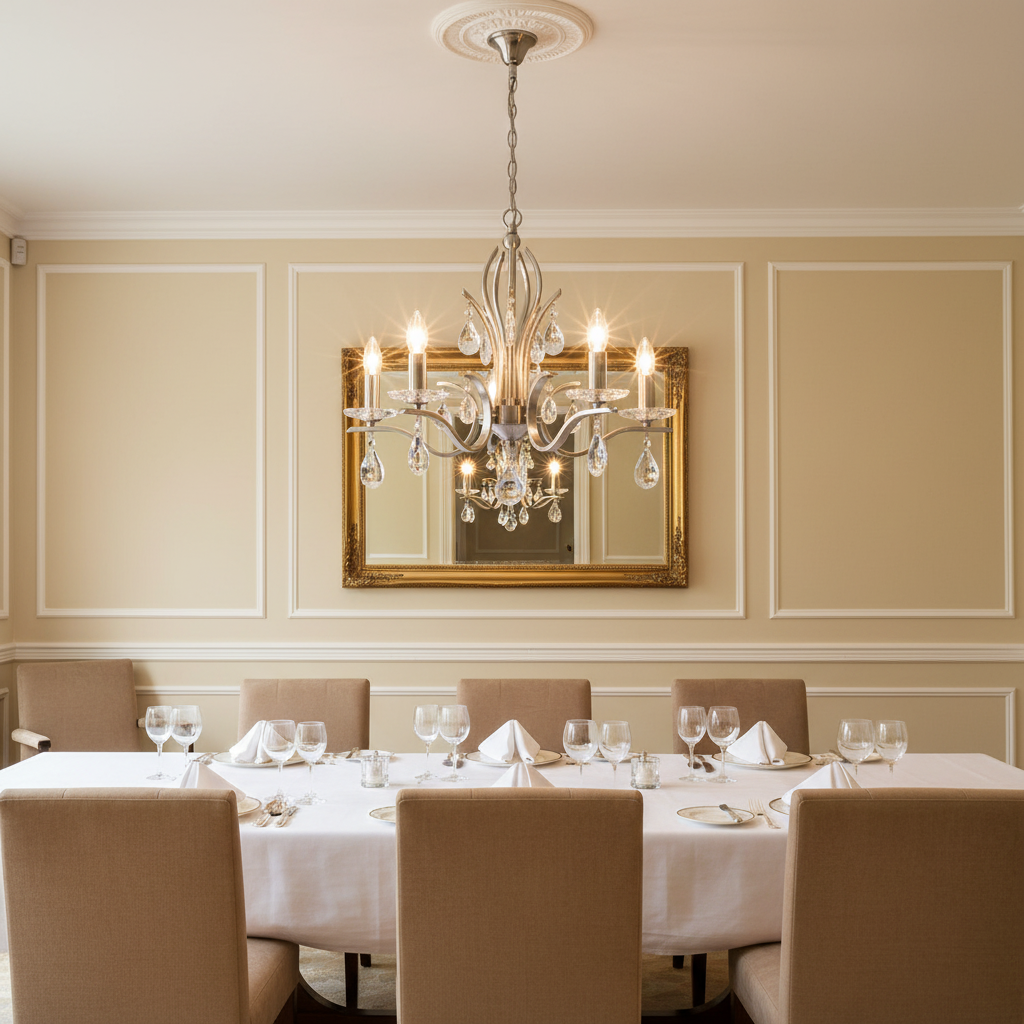amos-lighting-Franklite-Willow-5-Light-Chandelier-Satin-Nickel-Crystal-Dining-Room