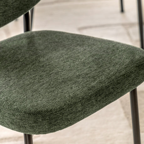 Amos Oppo Dining Chair Green (2pk)