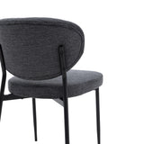 Amos Oppo Dining Chair Charcoal (2pk)