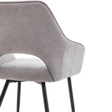 Amos Ivorra Dining Chair Grey (2pk)