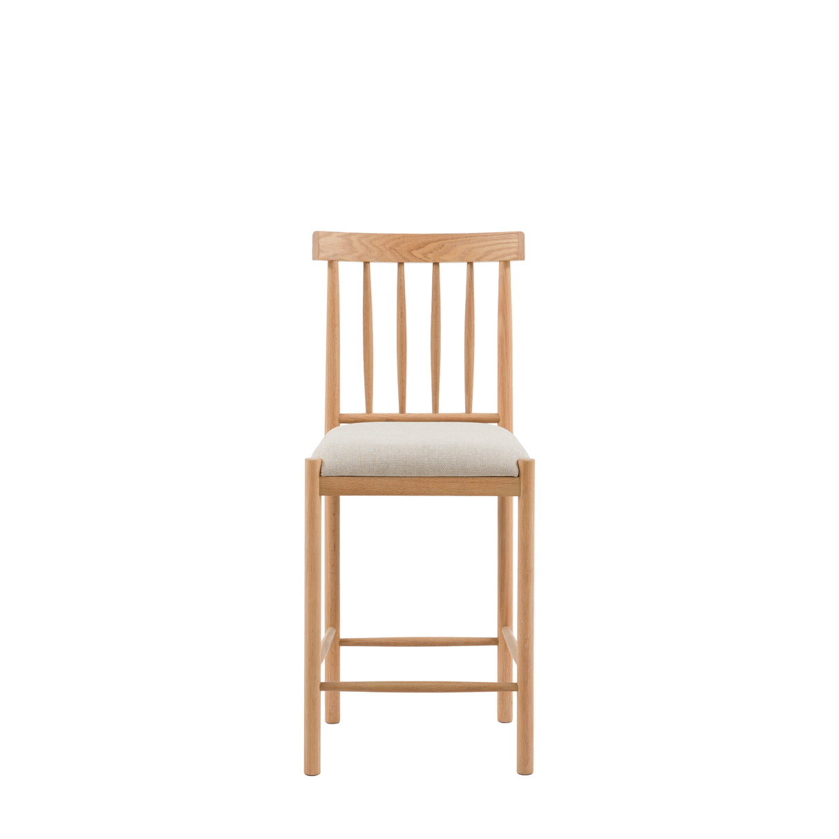 Amos Eton Upholstered Bar Stool Natural (2pk)