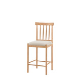 Amos Eton Upholstered Bar Stool Natural (2pk)