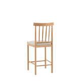 Amos Eton Upholstered Bar Stool Natural (2pk)