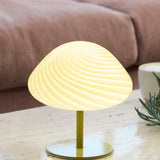 Halo Design Candy Mini Mush Table Lamp Olive Glass