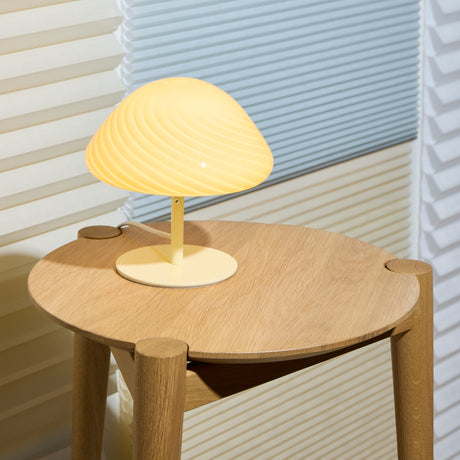 Halo Design Candy Mini Mush Table Lamp Cream Glass
