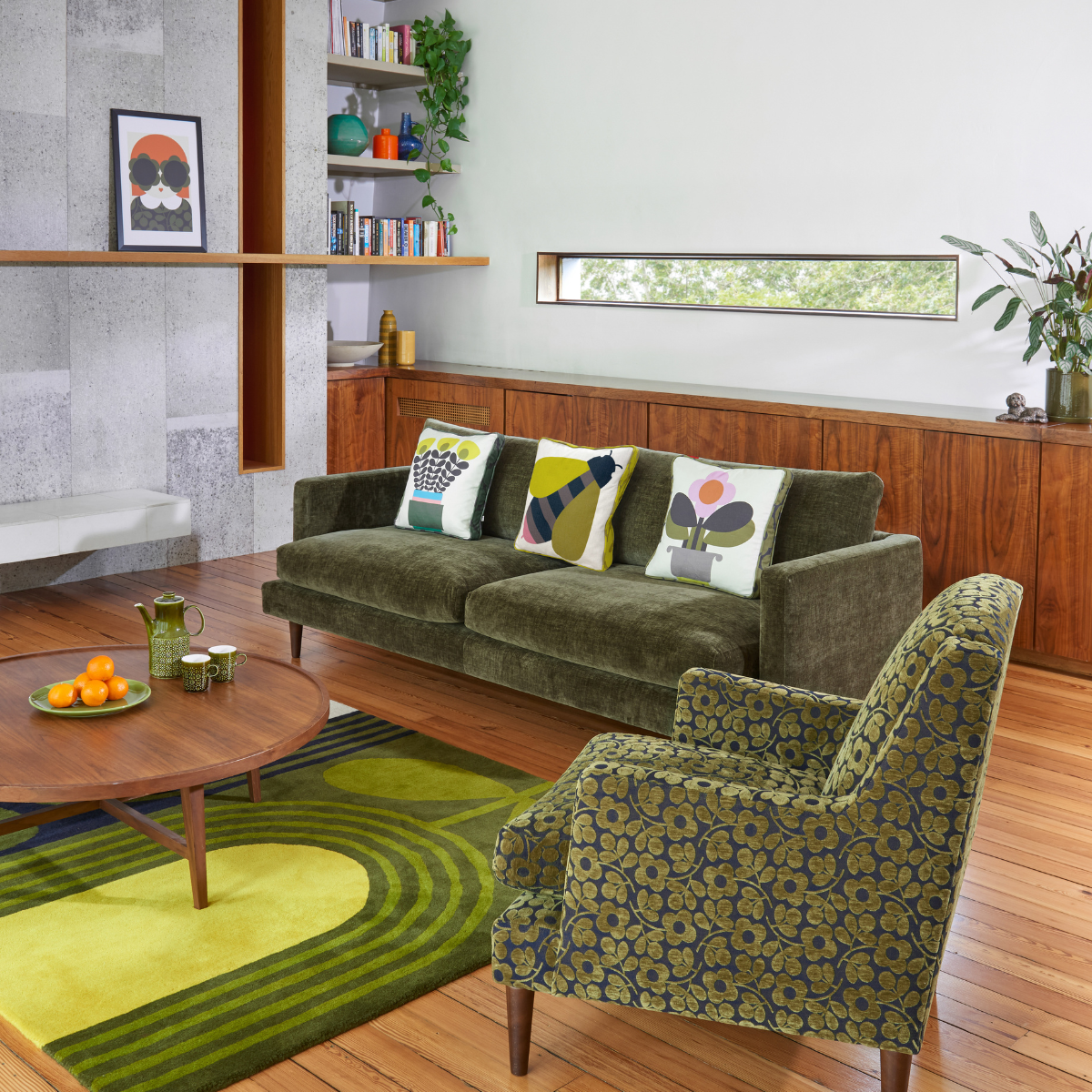 Orla Kiely Larch Small Sofa