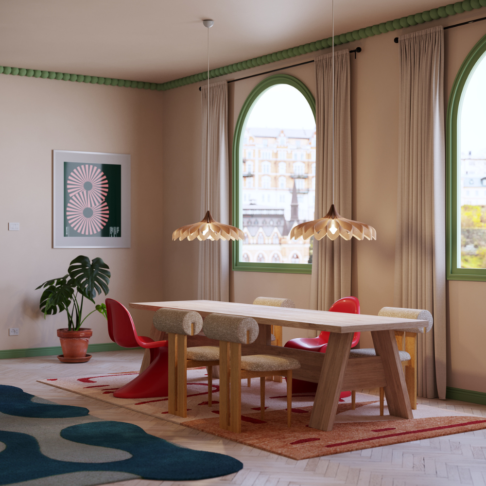 Pilke Daisy Small Pendant Birch