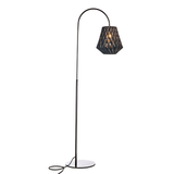 Pilke Signature 28 Arc Floor Lamp Black