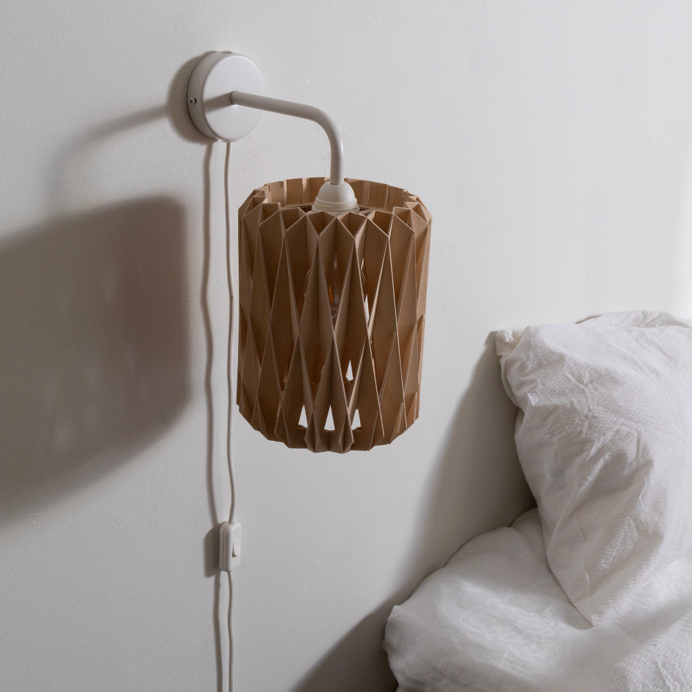 Pilke Signature Arm Wall Light Birch