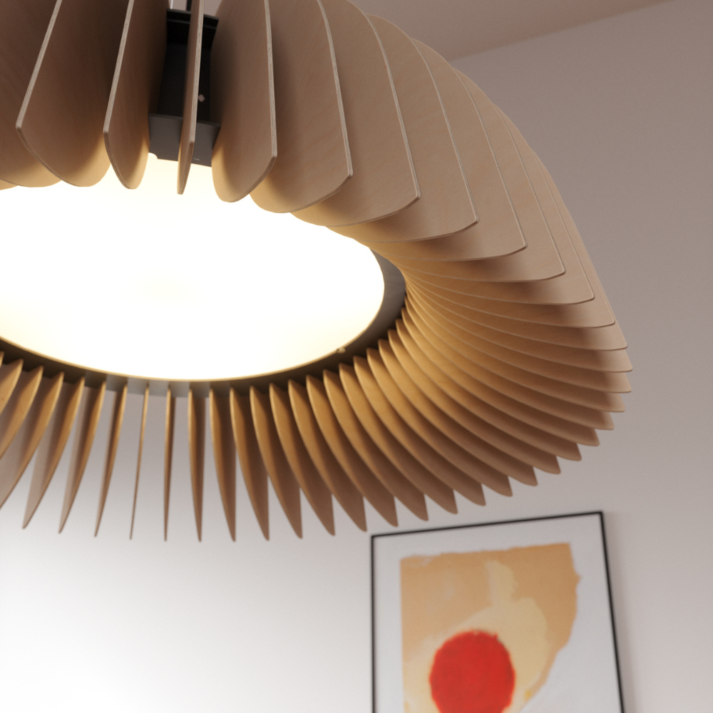 Pilke Verna 77 LED Pendant Birch