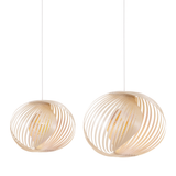 Secto Adilo 8200 Fold Out Pendant Lamp Natural Birch