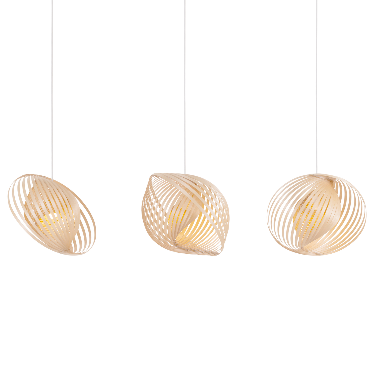 Secto Adilo 8201 Fold Out Small Pendant Lamp Natural Birch