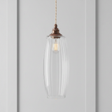 amos-lighting-Soho-Lighting-Henley-Curve-Fluted-Glass-Pendant-Light-Old-English-Bronze-Linen-Twisted-Cable-Grey-Panel